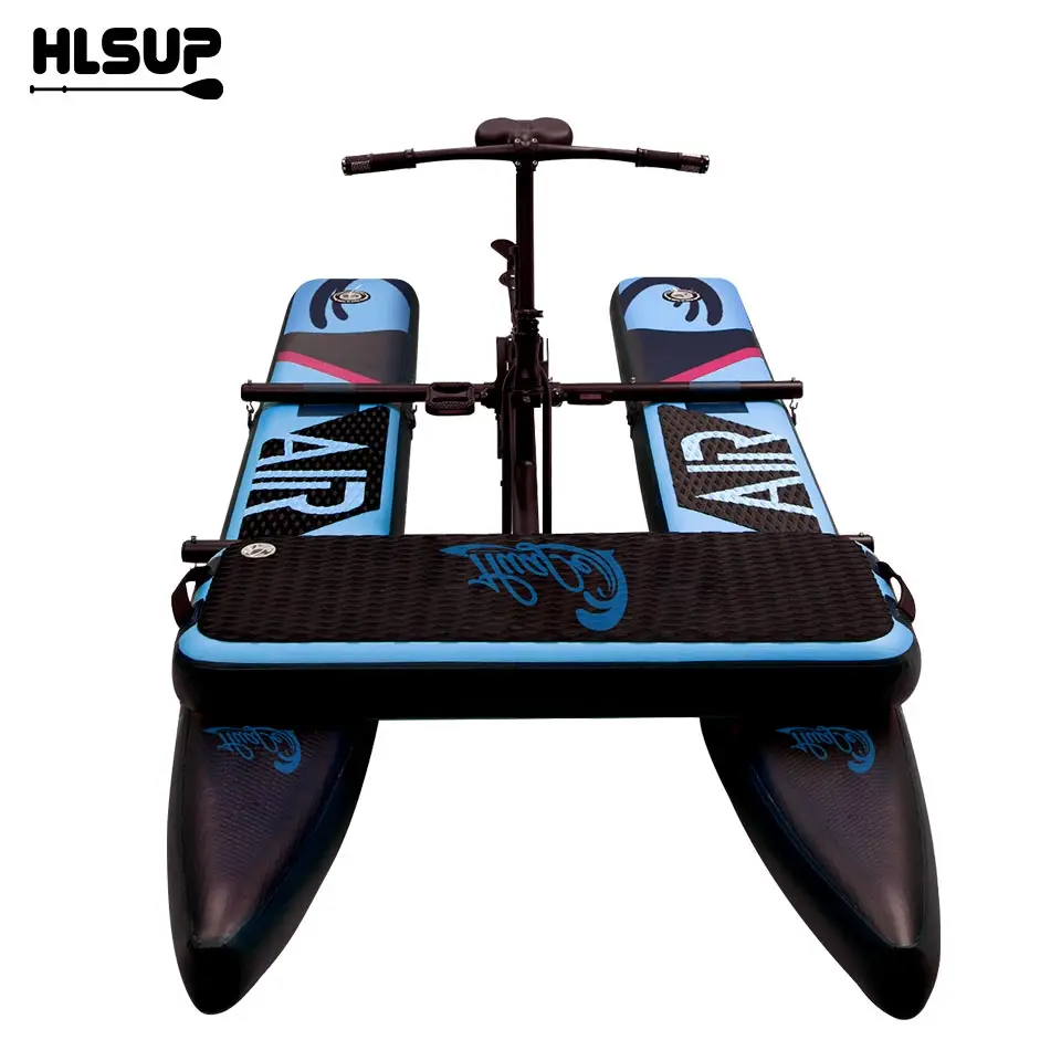 High Quality Sea Water Bike Lake Pedal Bicycle cycle Pedal Boat inflatable floating water bike