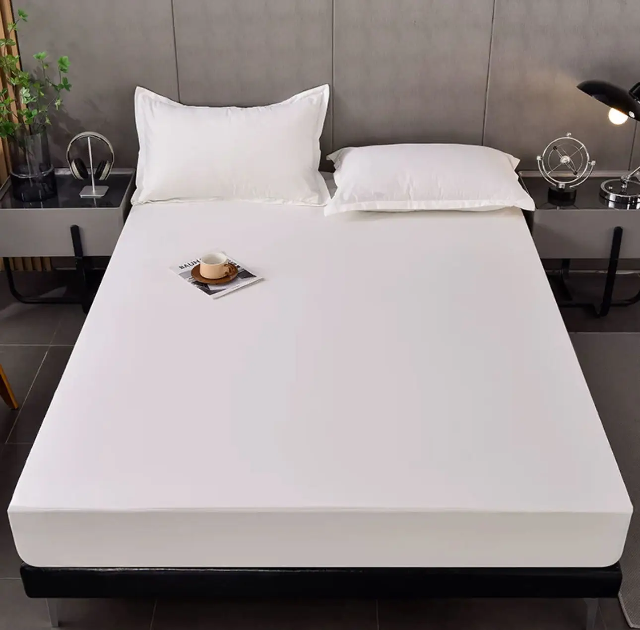 Bed Cover Polyester Quilted Waterproof Mattress Protector Mattress Cover