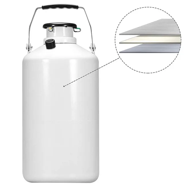 Chemical Sample Storage 35L Cryogenic Liquid Nitrogen Storage Tank