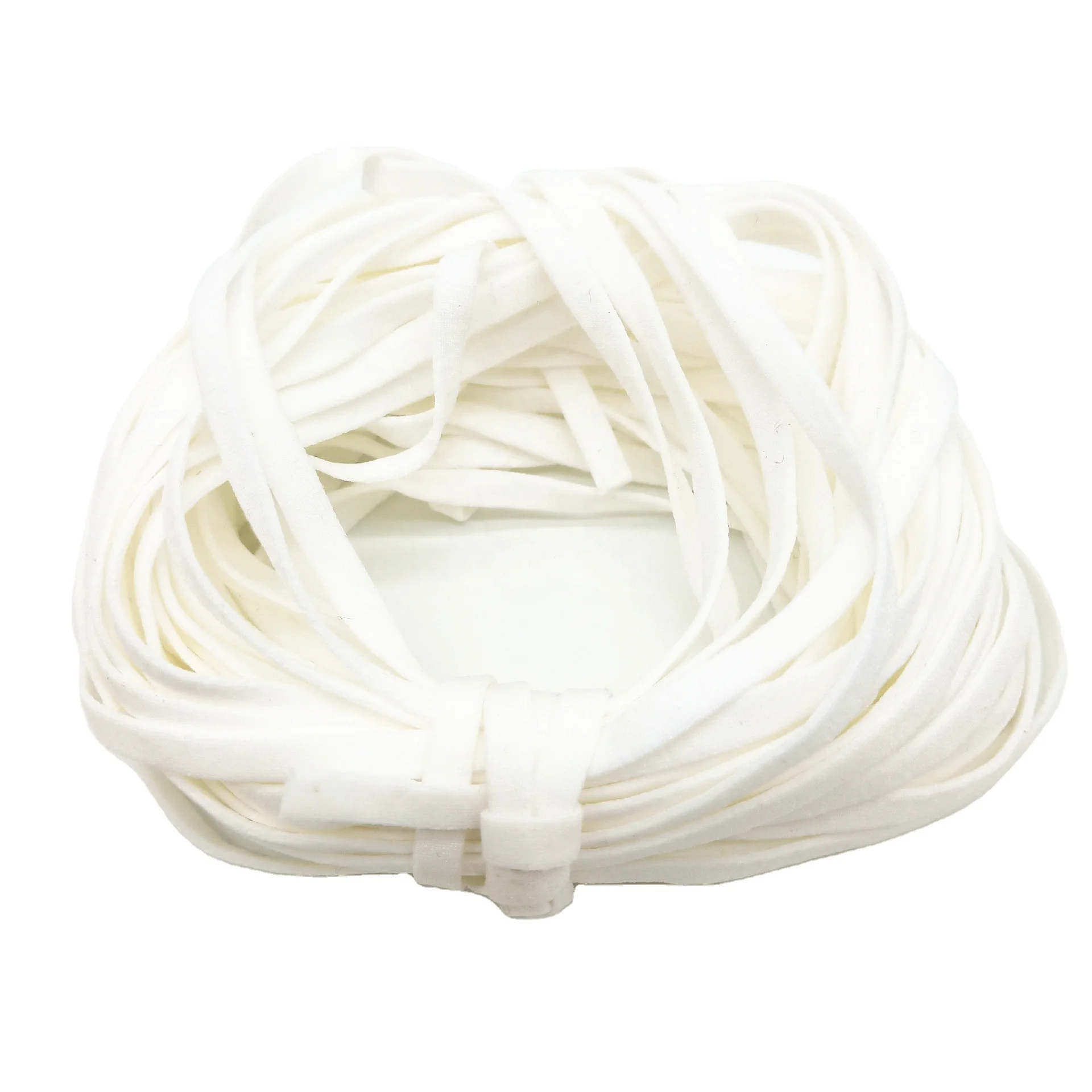 Best sales adjustable elastic band 6mm Flat elastic rubber bands colorful elastic earloop N95,KN95,face mask