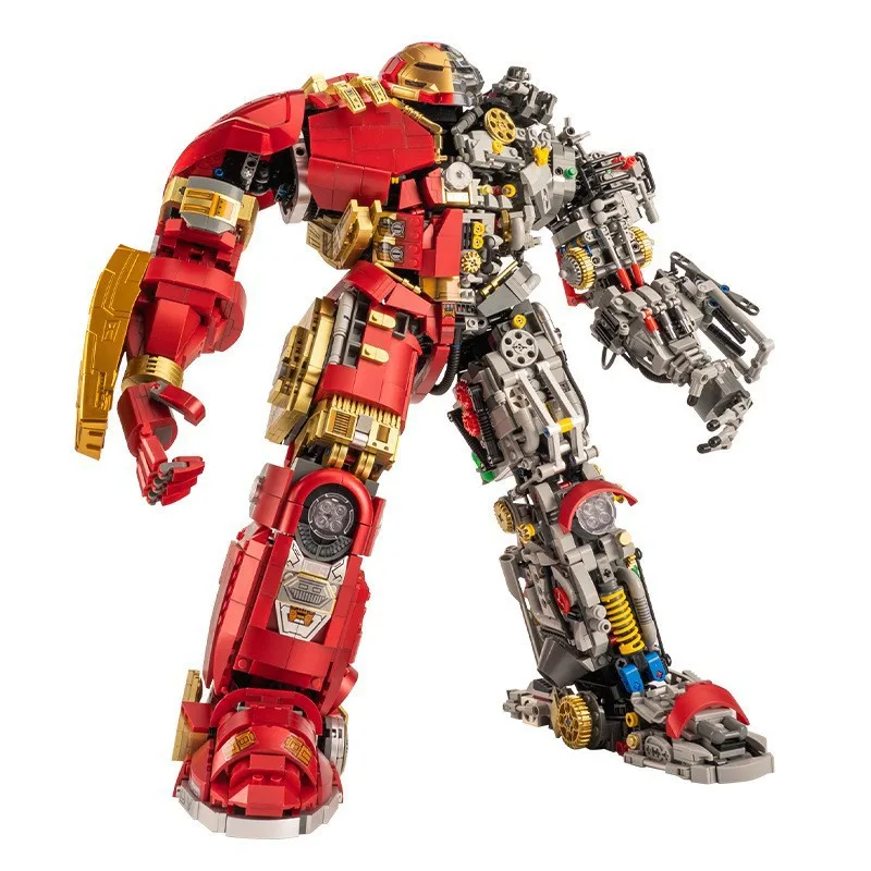 K Box 10513 Anti Hulks MK44 Mecha Armored Super Hero Building Block with light Toys Building Blocks Hulkbuster 10513