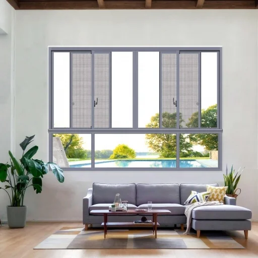 Waterproof Residential Window Tempered Glass Sliding Window High water-repellent edge design Sliding Window