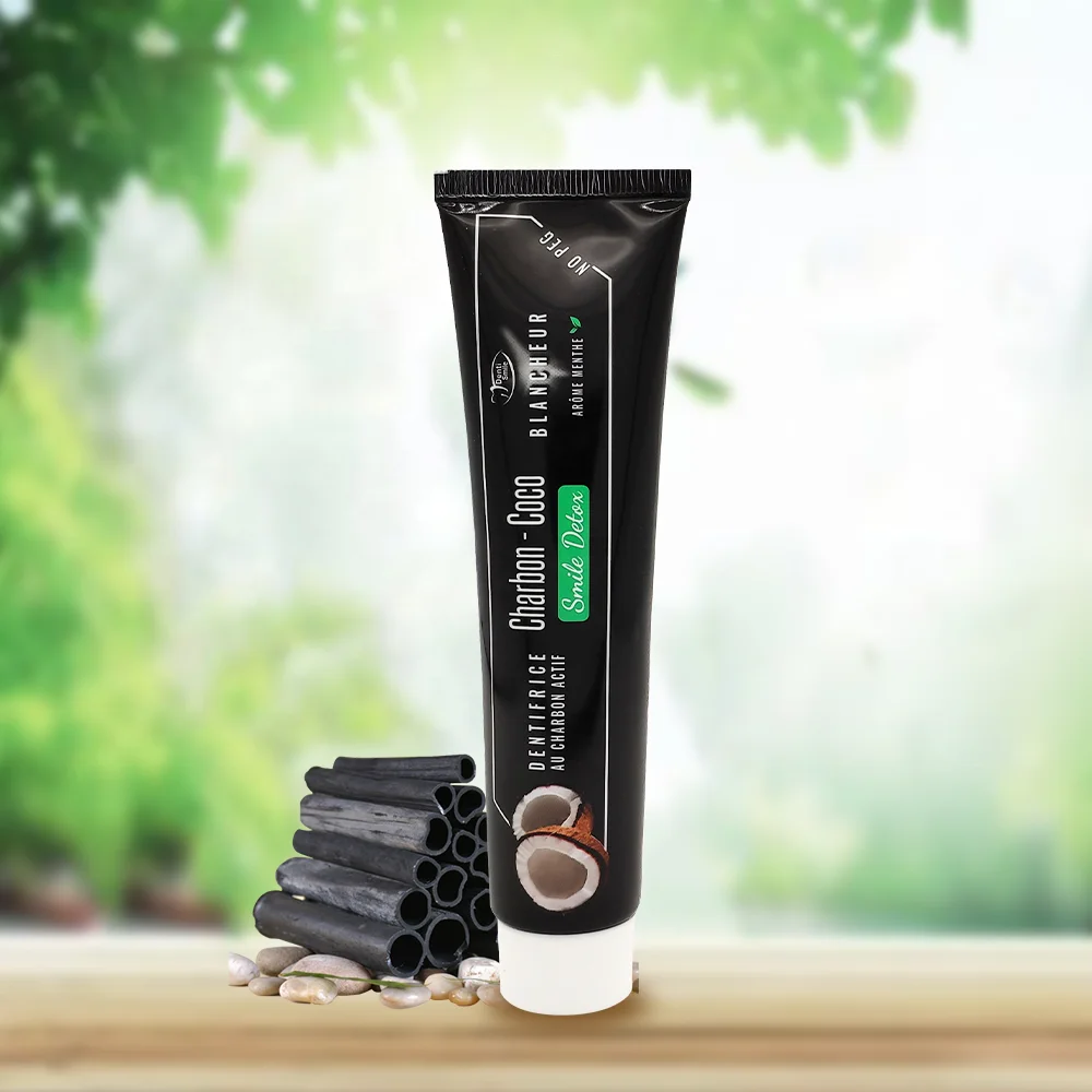 
OEM Private Label Brand Tooth paste Activated Bamboo Charcoal Whitening Toothpaste 