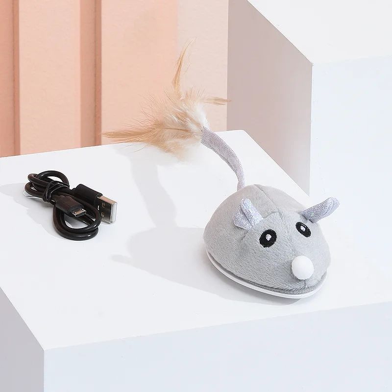 Интеллектуальная USB-зарядка электрическая игрушка для кошек саморазвлечение интерактивное и передвижное волшебное устройство прочная