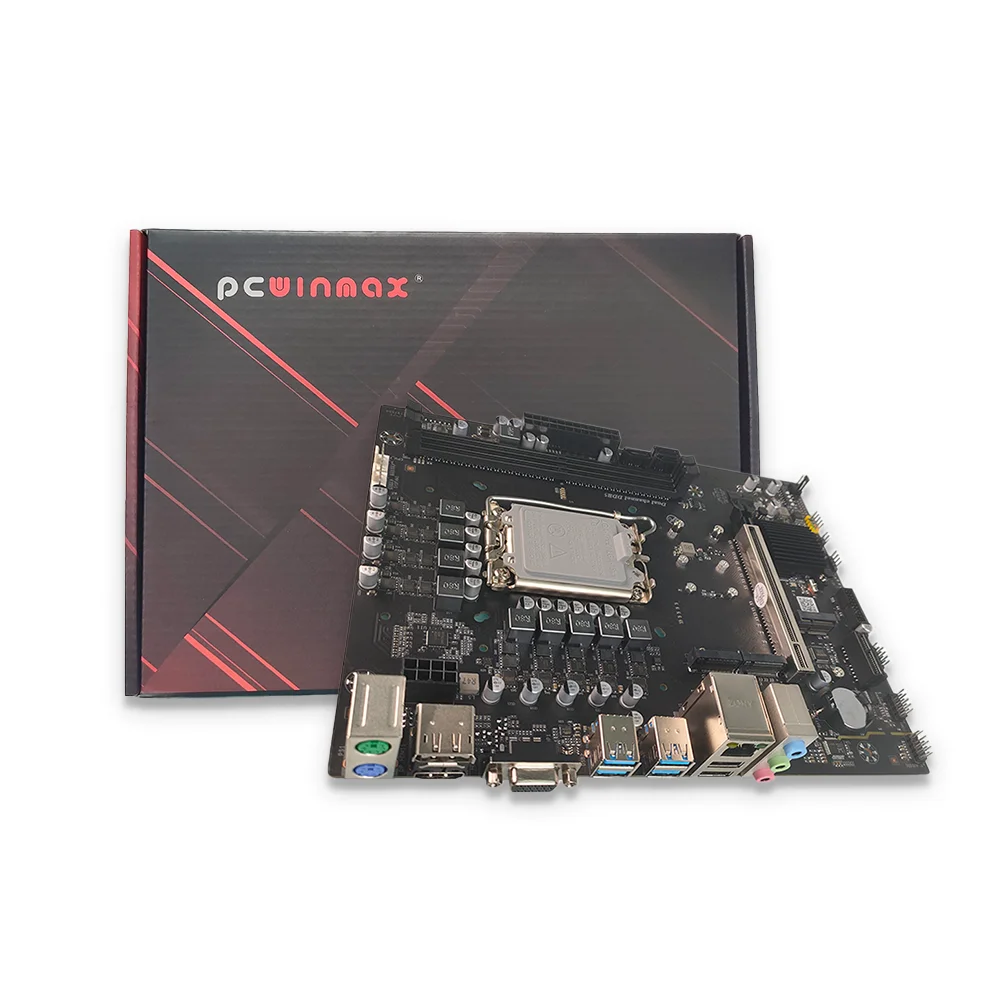 PCWINMAX Dual M.2 Motherboard OEM B760 B760M DDR4 DDR5 GA1700 for 12th 13th Gen CPUs B760 Chipset Motherboard