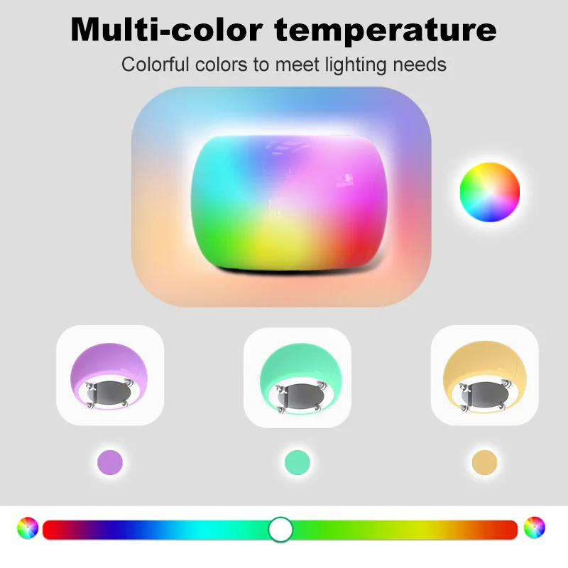 RGB LED Bridge Decoration Light LED Bridge Cable Light IP65 6W 9W 10W 12W Spherical Loop Buckle Bridge Landscape Pole Light