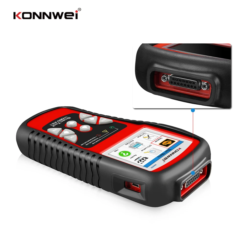 Hot Sale KW830 OBD2 ODB2 Automotive Scanner for Car Diagnosis Universal Auto Fault Error Code Reader Car Diagnostic Scanner