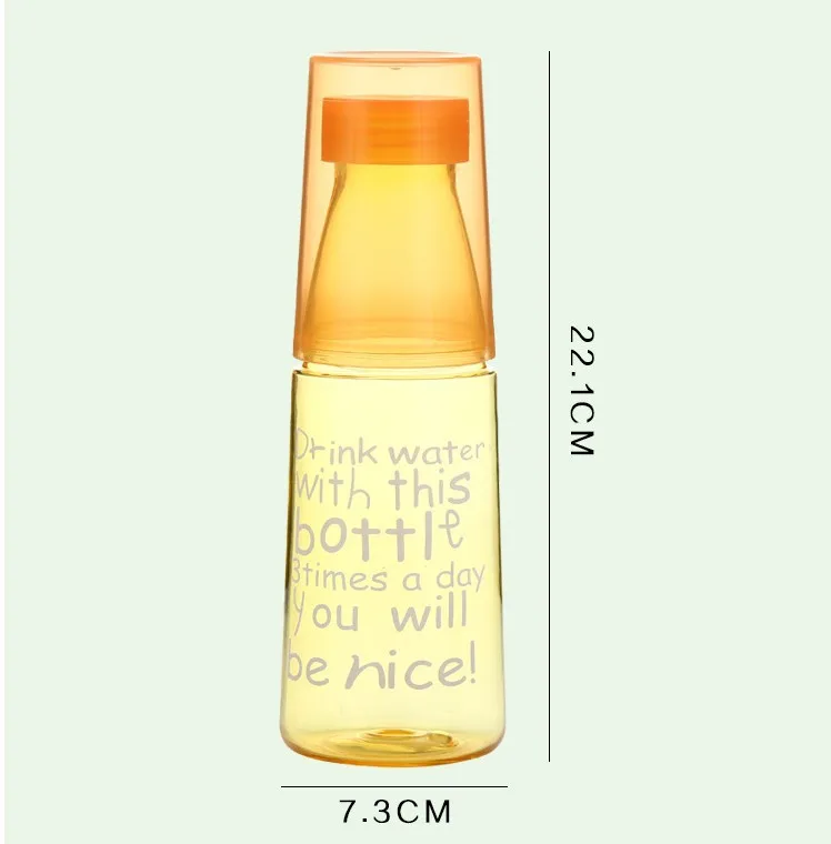 Hot Selling Colorful 450/550ml Plastic Water Bottle For Promotion