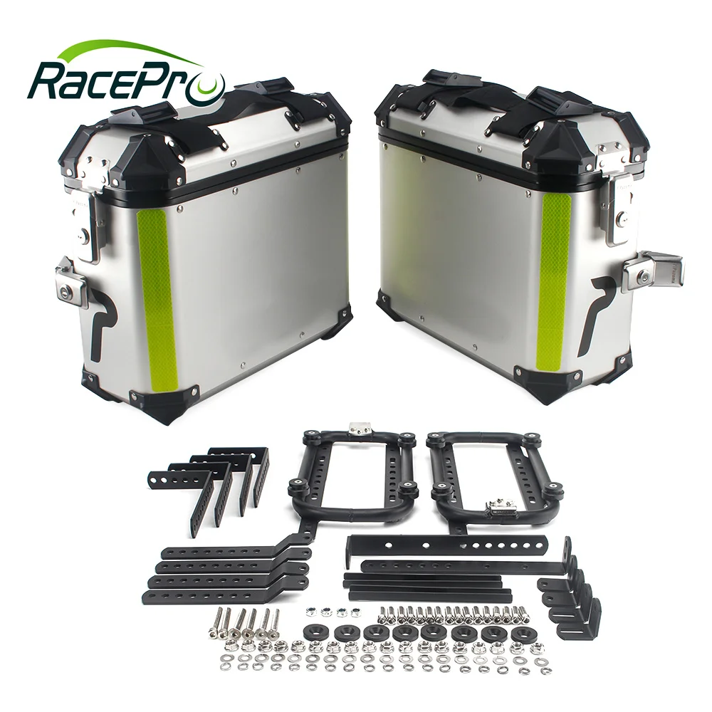 For BMW F800GS R1200GS F750GS 36L Quick Release Motorcycle Cruiser Hard Trunk Saddle Bags Luggage Mounted Side Box Pannier Case