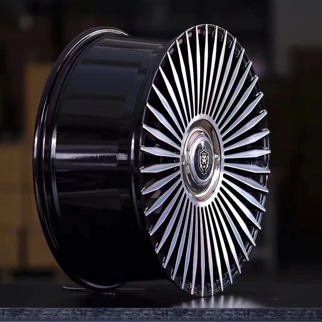 Personalization custom 22x9 5x120 20 21 22 23 24 25 26 hyper silver rays forged aluminum alloy wheels for hiphi