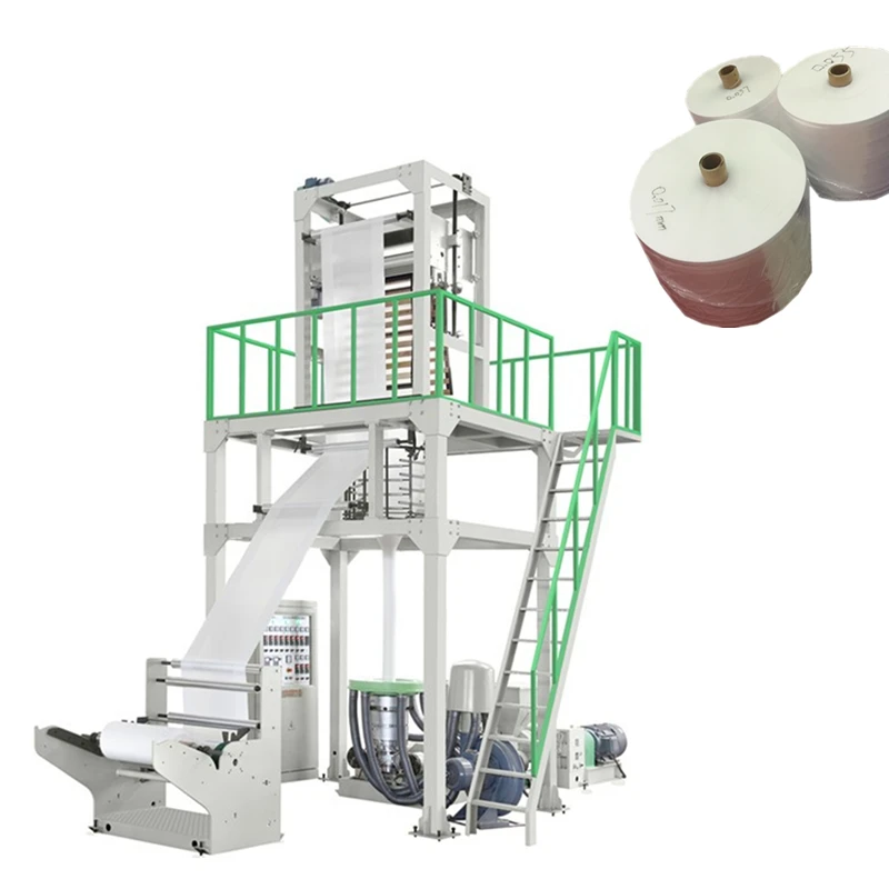 Hot sale 3 layers aba plastic HDPE LDPE film blowing machine three-layer Co-extrusion film laminating blown machine