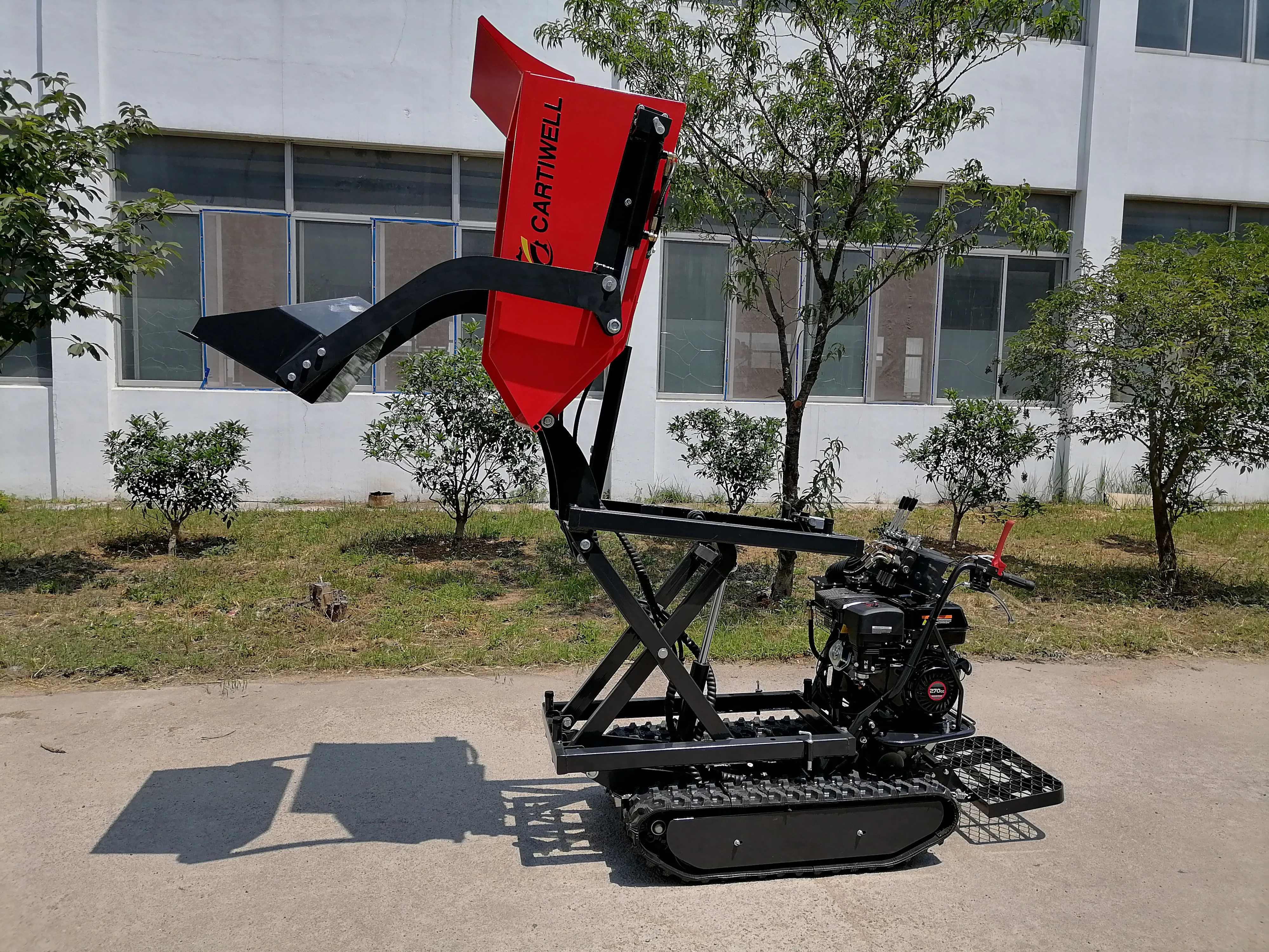 China Manufacturer Gasoline Power Wheel Barrow Mini Dumper 500 kg