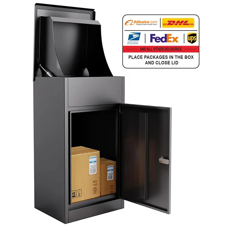 custom large smart letter box post newspaper drop box parcel delivery box outdoor mailbox