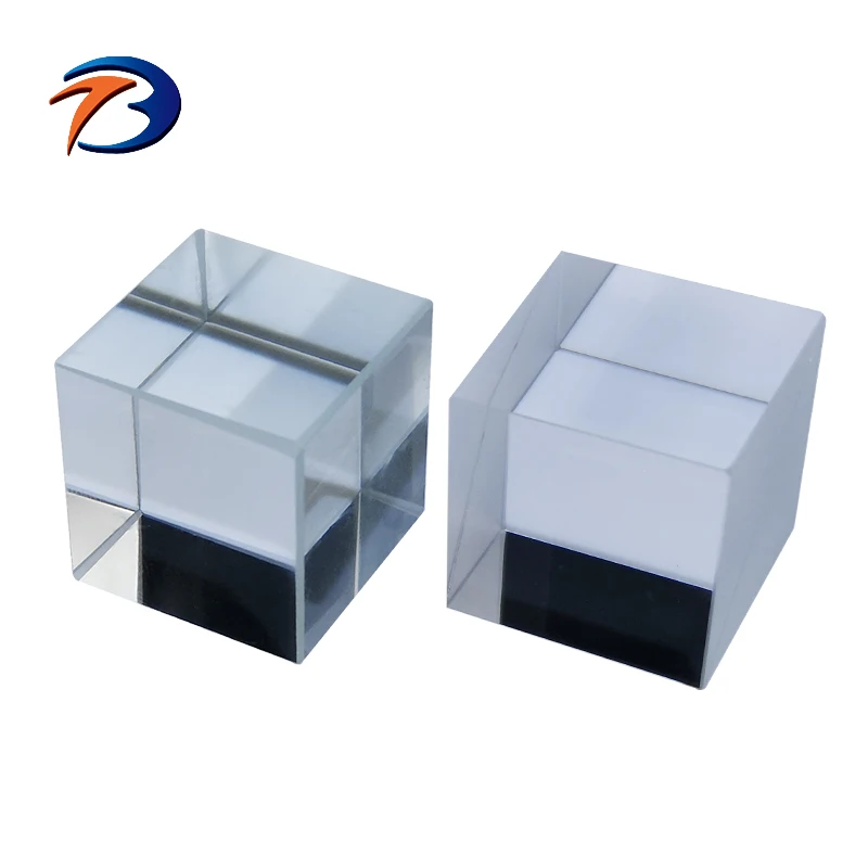 Optical beam splitter B270 K9 BK7 glass prism dichroic coating 30x30x30 20*20*20