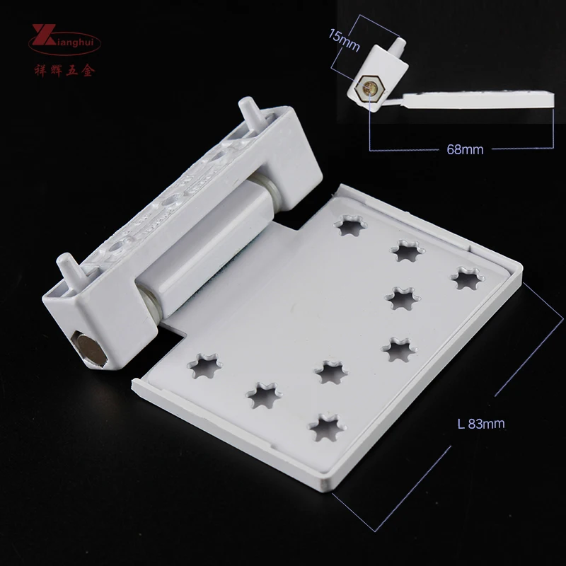 Plastic steel hinge for pushing and pulling Windows