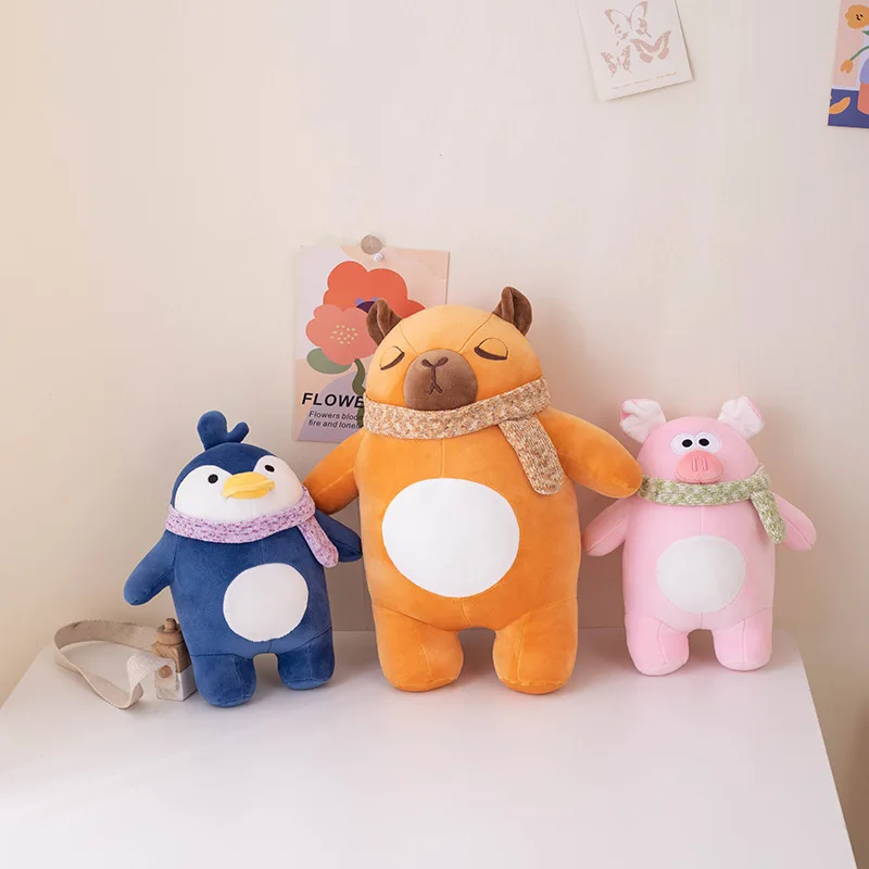2025 new cartoon animal doll cute plush toy children accompany doll sofa small doll factory direct sales can be customized