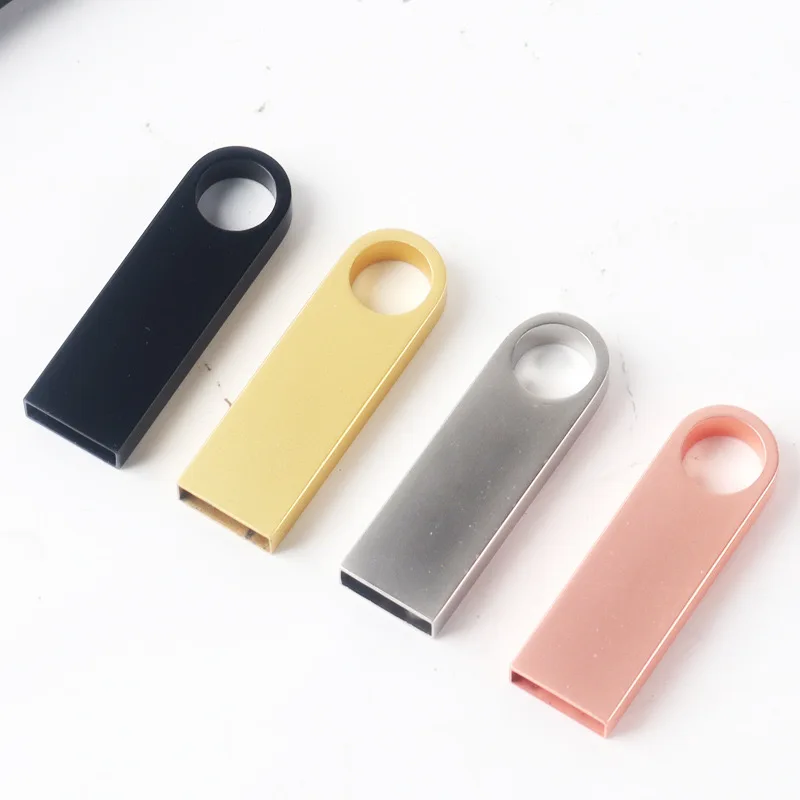 New Style mini Metal pendrives U disk 32GB USB Flash Drives 16GB 128GB 4GB 128MB Memorias USB stick 64GB
