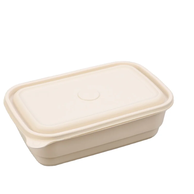 Take away fast food box lunch bowls biodegradable food packaging container corn starch lunch box