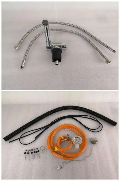 SMART SPACE VOLUME MINI APARTMENT RV MOTORHOMES CARAVAN  RV Boat Yacht Caravan kitchen sink stove combi two  burner GR-904