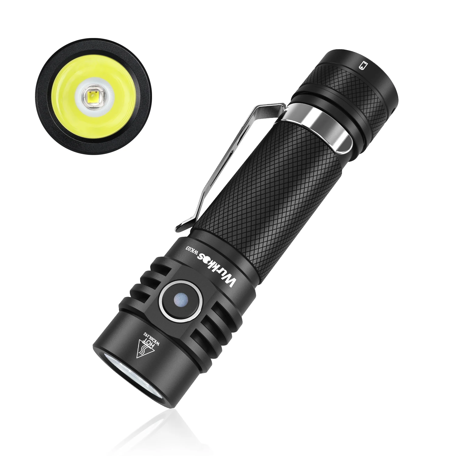 Wurkkos WK03 компактный и портативный дизайн 1800lm IPX8 водонепроницаемый SST40 EDC фонарь ударопрочный самозащитный светодиодный фонарик