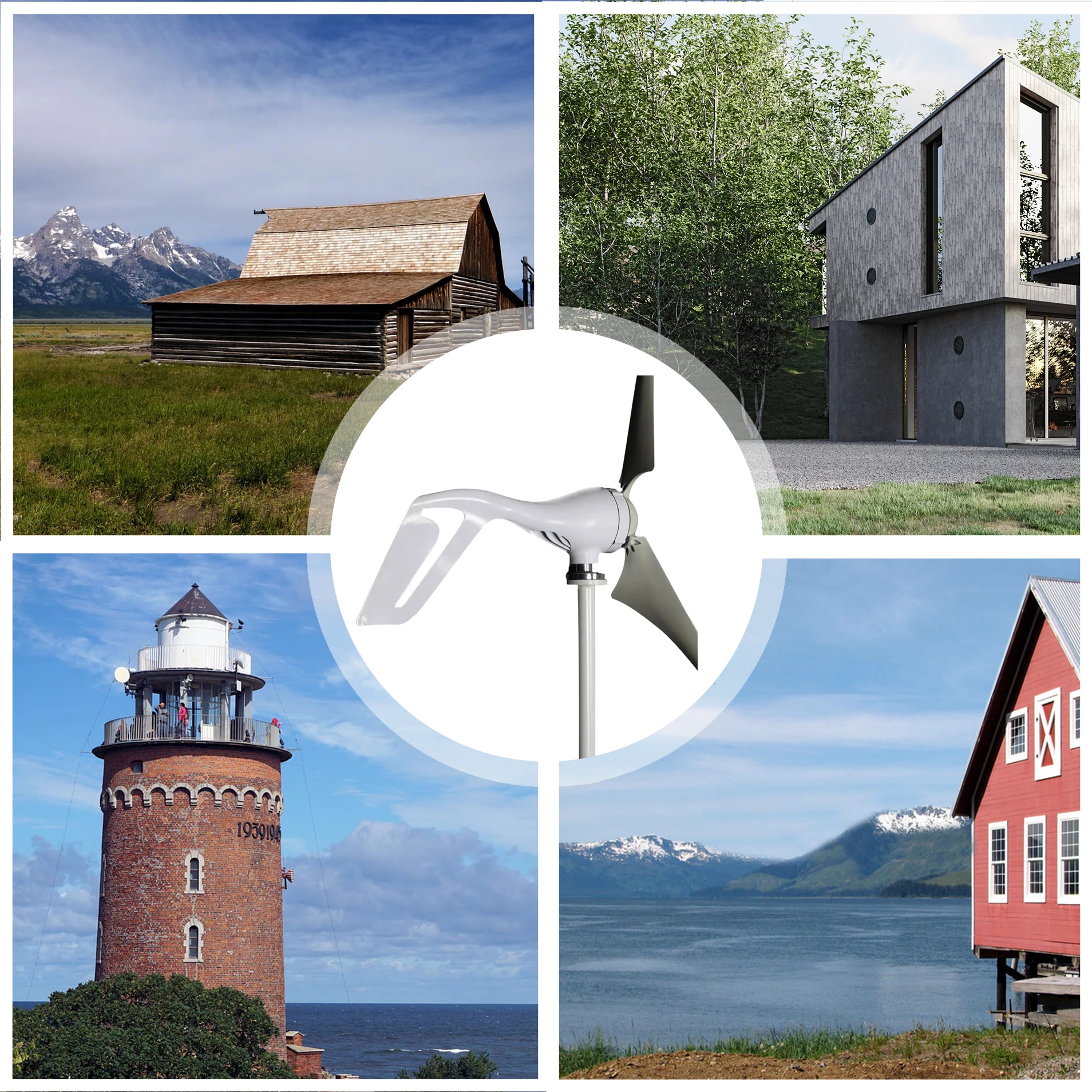 Wind speed pitch control horizontal axis wind turbine magnet generator price for home wind turbine power production