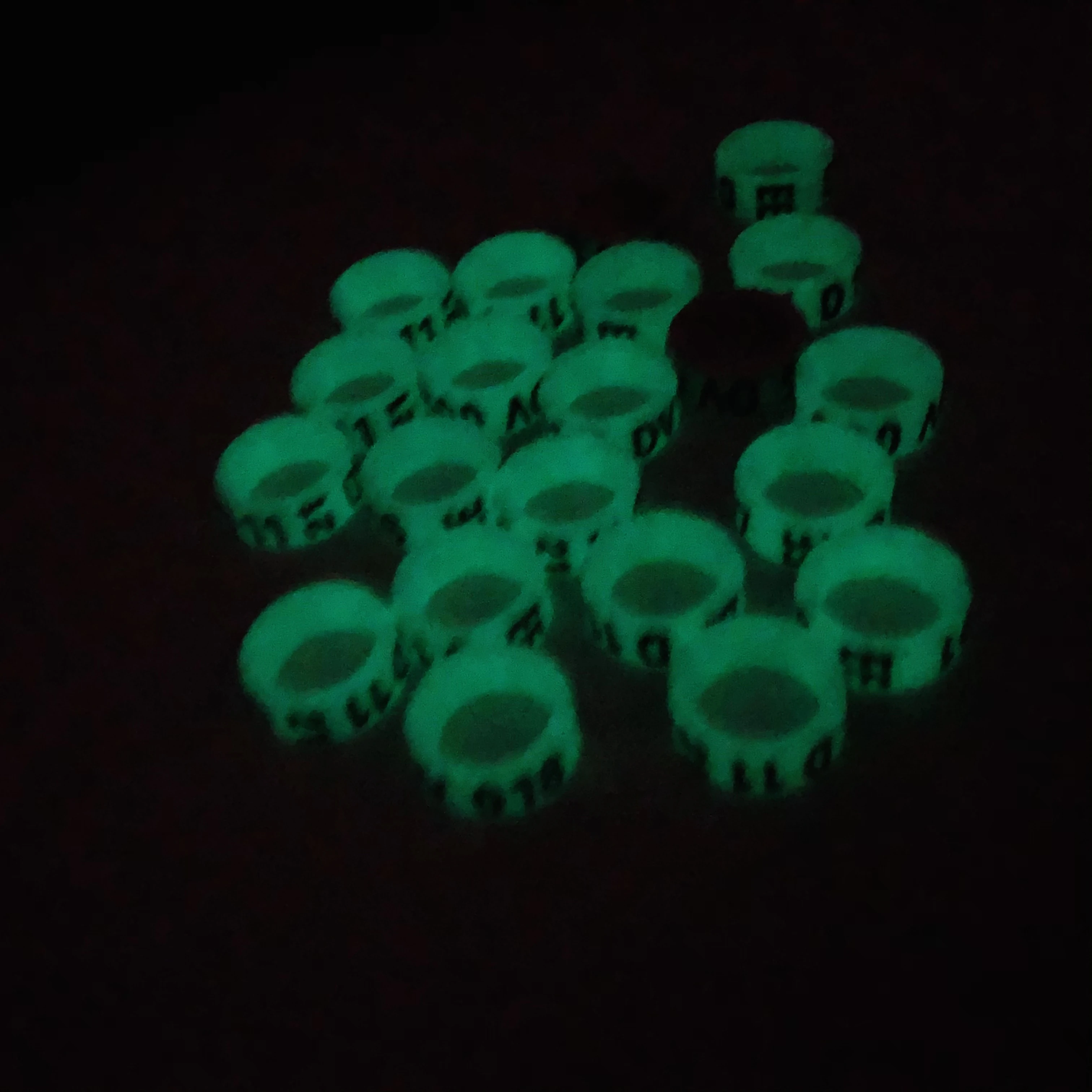 New luminous multi size pigeon rings for sale Pigeon Feet Ring rings for pigeon