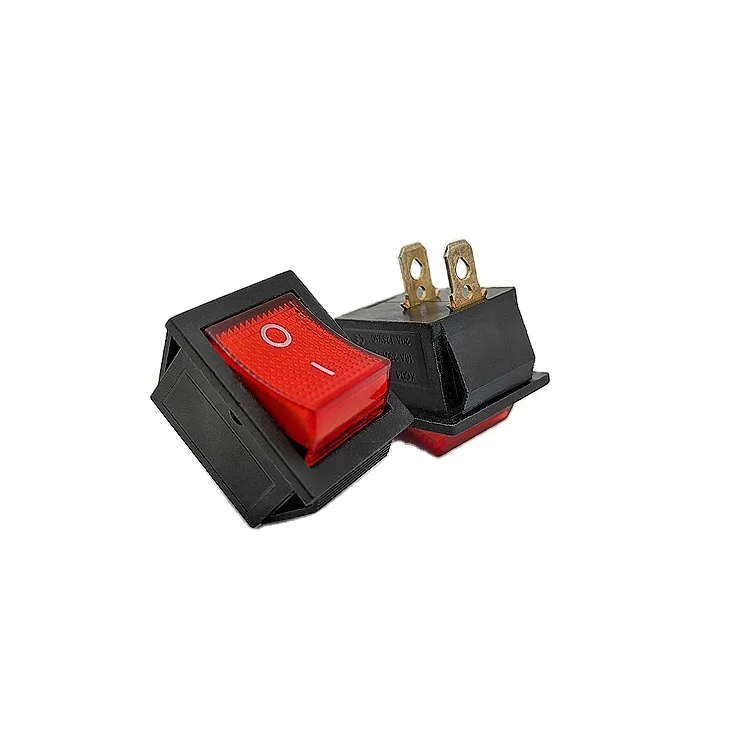 Gasoline generator set, gasoline generator spare parts switch 2PIN ON OFF SPST rocker switch