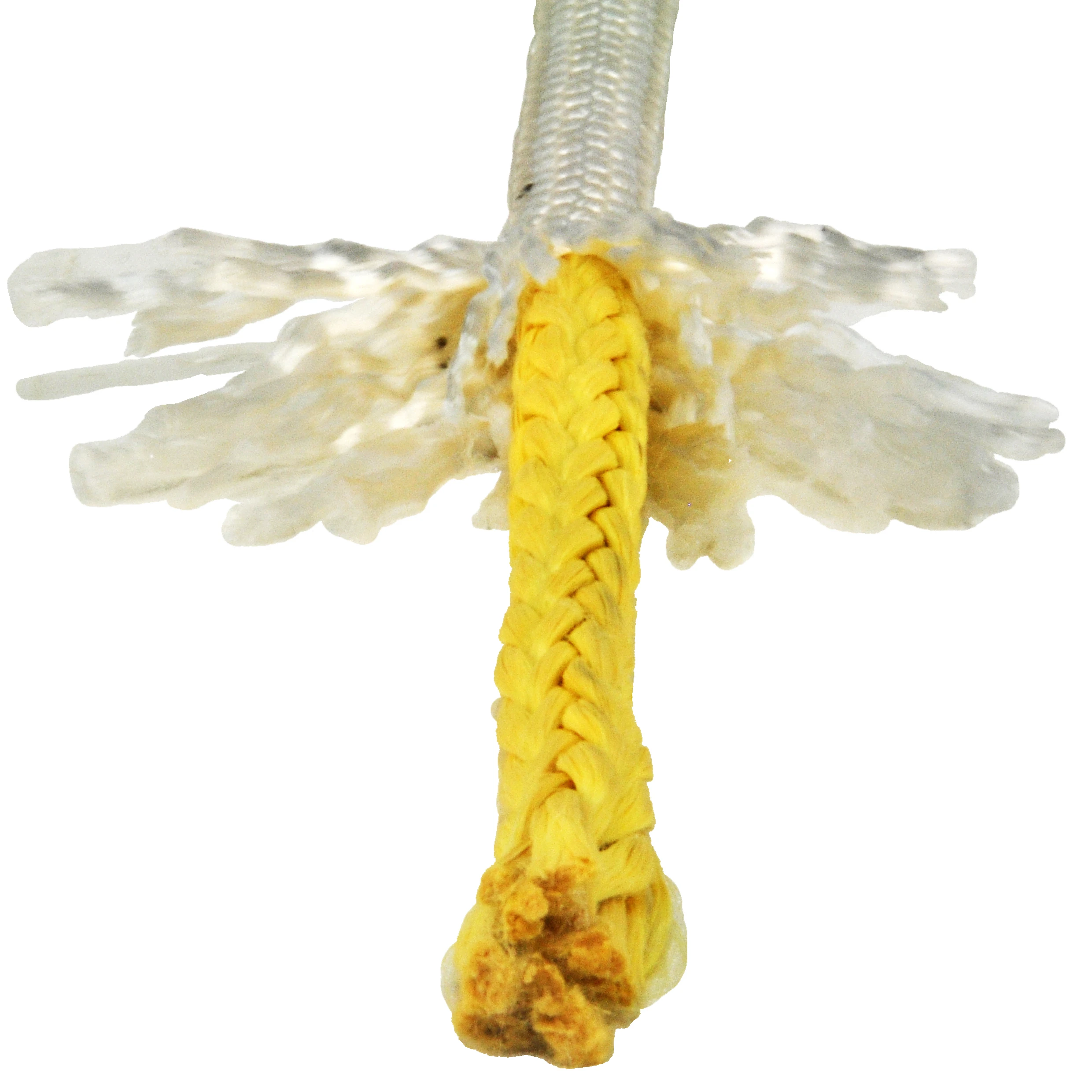 heat resistance fire proof Aramid rope with polyester cover