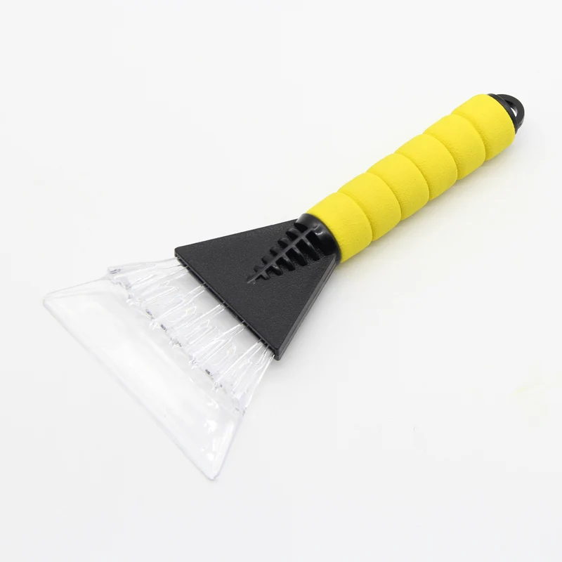 Customized Logo Printing Soft Handle Strong LED Light Ice Scraper Snow Removal Shovel for Car Windshield
