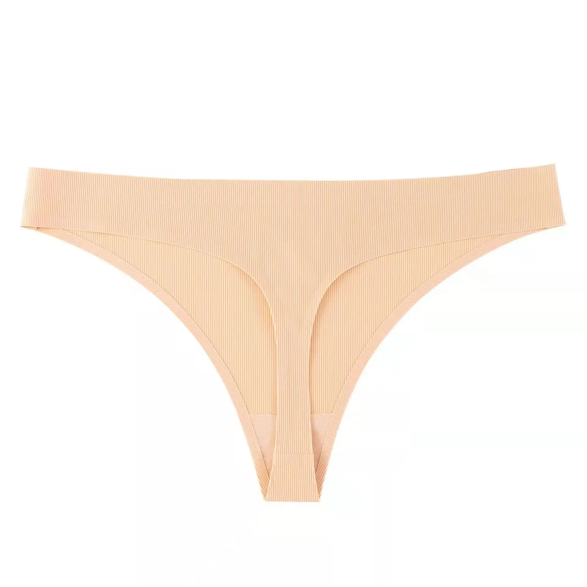 Wholesale Female Underwear Laser Cut Briefs Low Rise T Back Thong Invisible Tanga Sexy Lingerie  Seamless Women s panties