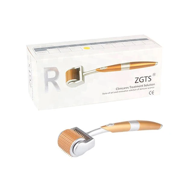 Professional Titanium Micro Needle Derma Roller Acne Scars Freckle Skin Cooling Ice Roller Meso Needle Roller