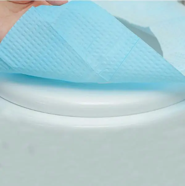low price manufacture commercial adhesive travel toilet seat cover disposable paper waterproof commercial