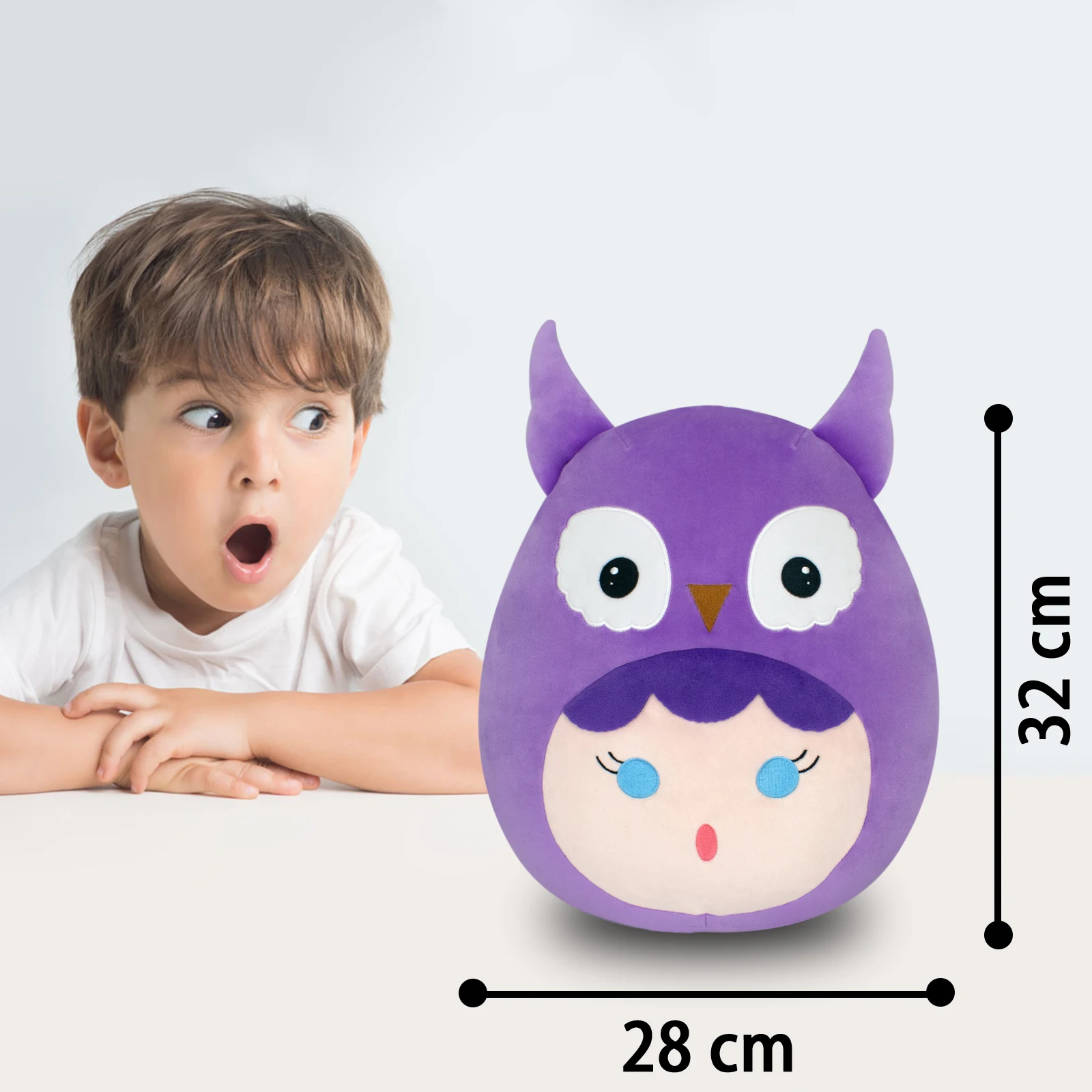 Soft Plushie Owl Pillow Stuffed Animal Owl Toys Plush Toys Stuffed Animal Owl
