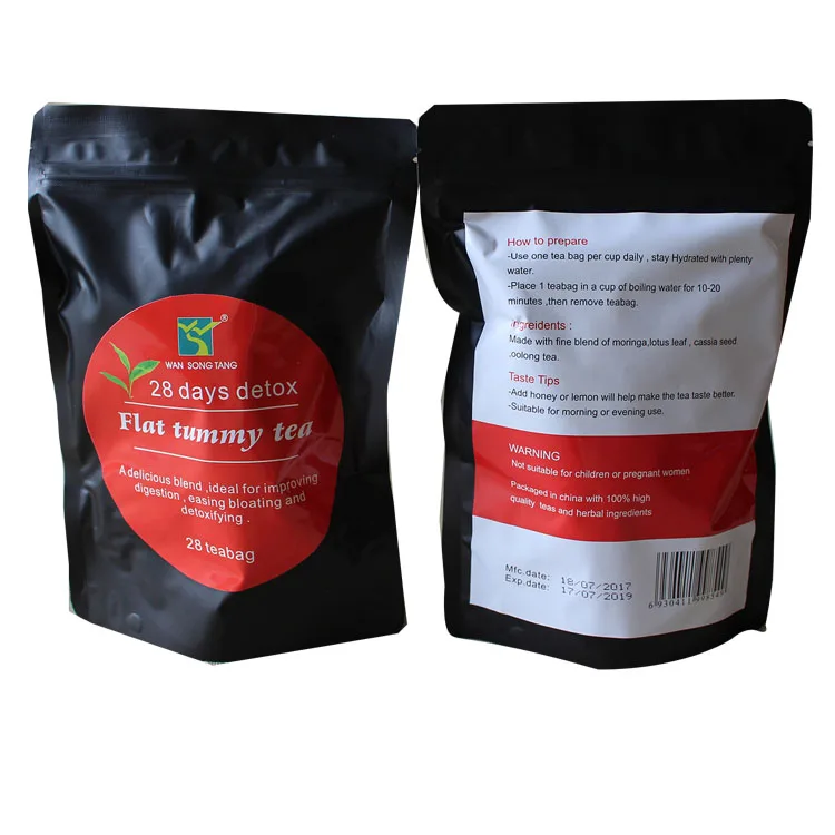 
Wholesale Factory direct private label Naturalorganic herbal best 14 days 28 days flat tummy tea detox slimming tea 