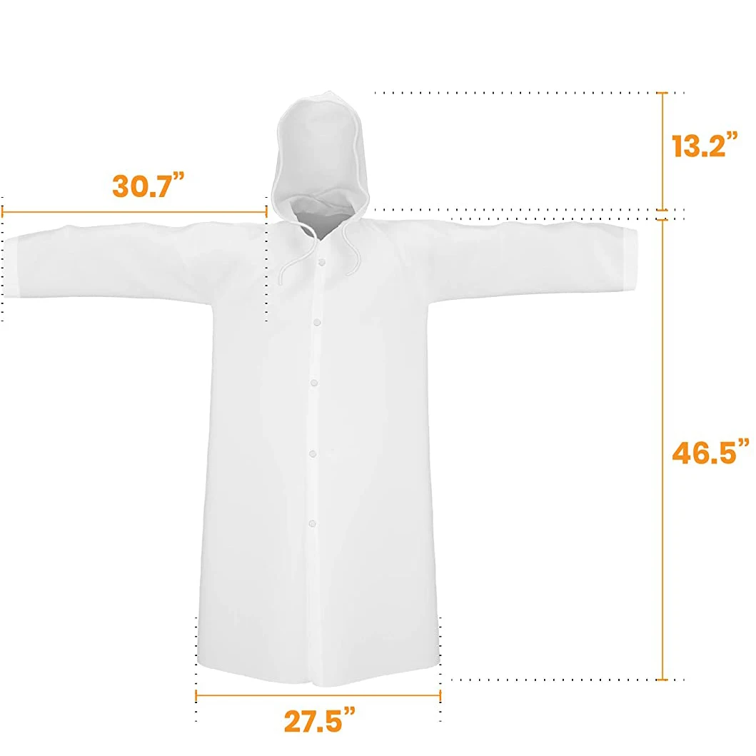 Tabletex Amazon Hot Sale Rain Coats Waterproof EVA Rain Poncho for Women and Men Reusable Raincoat