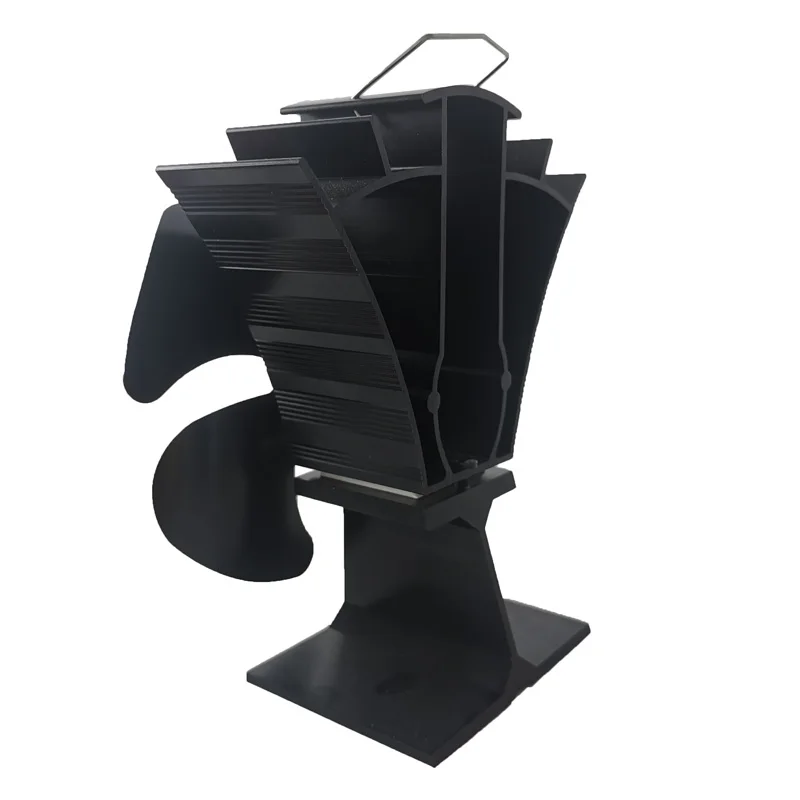 Upgraded Heat Powered 4 blade high quality gas fireplace stove fan for Fireplace