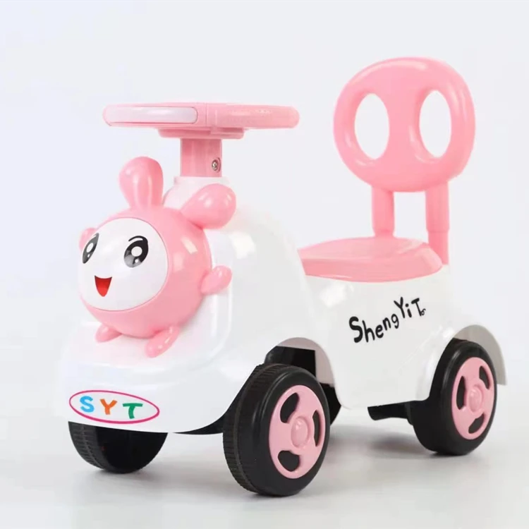 Cartoon Four-Wheeled Swing Baby Toy Car Plastic Ride-on Toy with Music and Lights Toddler Twist Car for Sale