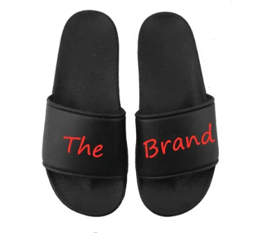 
popular fashion beach girl custom slide indoor OEM lady slippers 