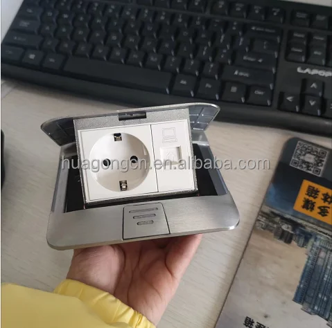 Всплывающие европейские usb коробки Европейский Крытый Розетка с usb