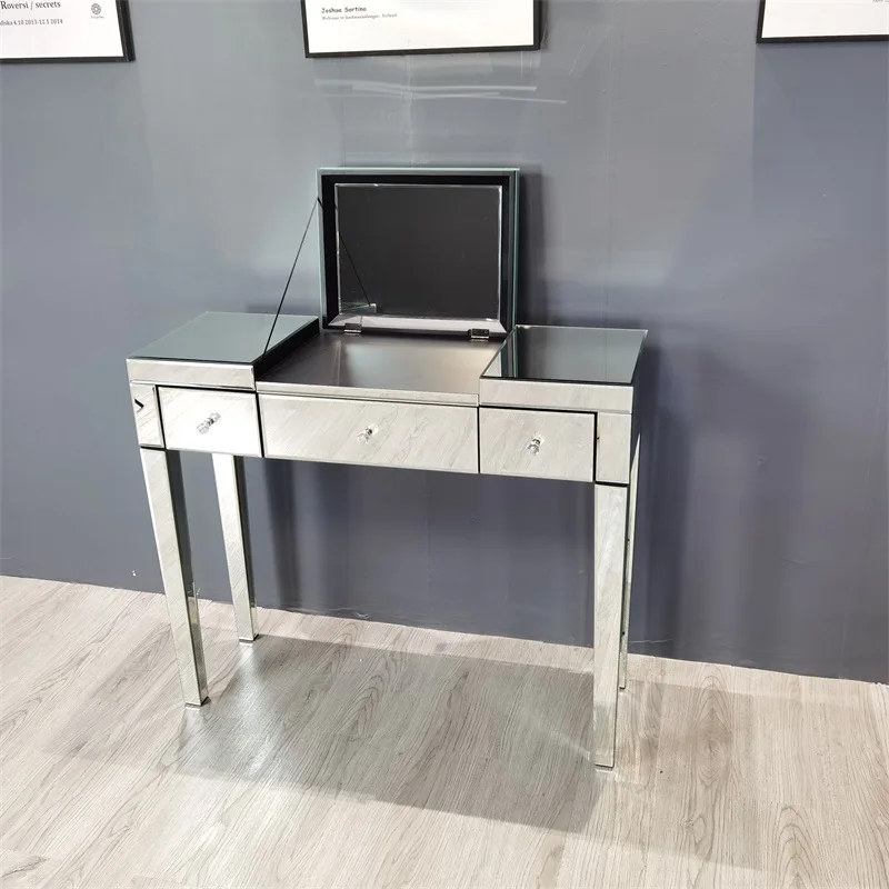 
Modern All Handmade Mirrored Console Dressing table dresser for bedroom decoration 