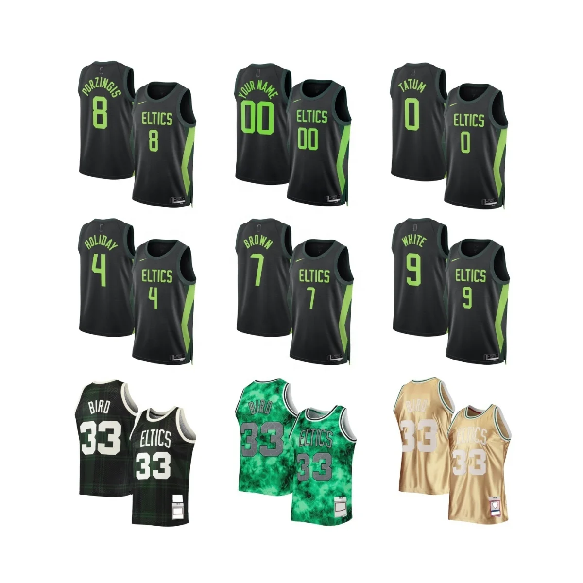 2025 американские последние мужские баскетбольные майки #0 Jason #4 Jrue Holiday Tatum players продают футболки с цифрами.