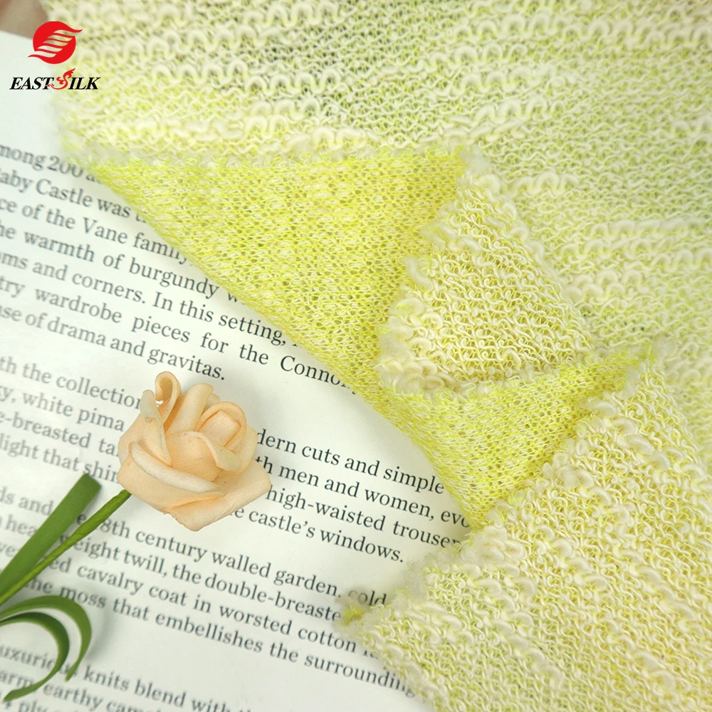 Fabric Supplier Wholesale Textiles loose knitting loop TC polyester cotton terry cloth clothes fabric for hoodie