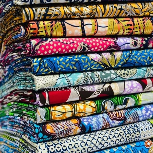 African wax fabric polyester African batik cloth batik ethnic African printed cloth