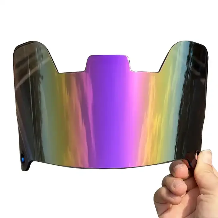 In Stock American Football Visor Shield with Clips for American Football Helmet Custom Football Visor