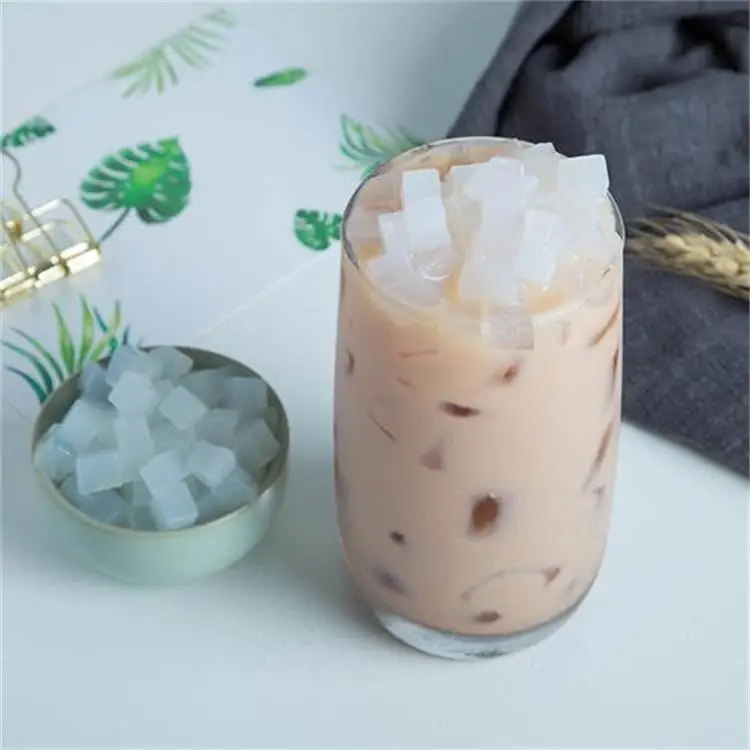 
Delicious coconut jelly cubes in hainan 