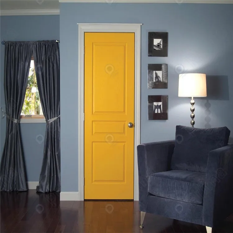 Prima Traditional MDF Solid Wood Doors Top Quality Melamine Door Interior Soundproof for Residential
