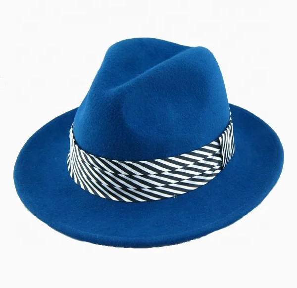 High quality Wool felt fedora hat