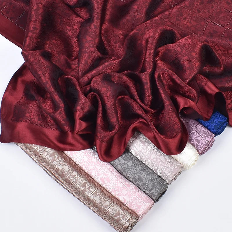 oversize Colorful paisley Jacquard cotton pashmina silk square scarf for Women Wrap Shawl elegance other scarves