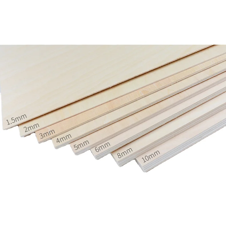 Model making materials construction handmade diy thin boards basswood plywood laser cutting customization