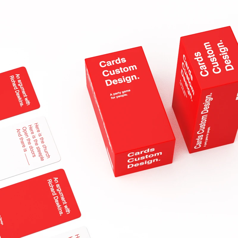 Customized Printing Humanity Against Party Game Card Funny Playing Card Games for Adult